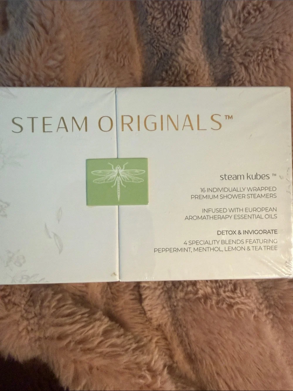Shower Steamers - White and Green Aromatherapy Cubes